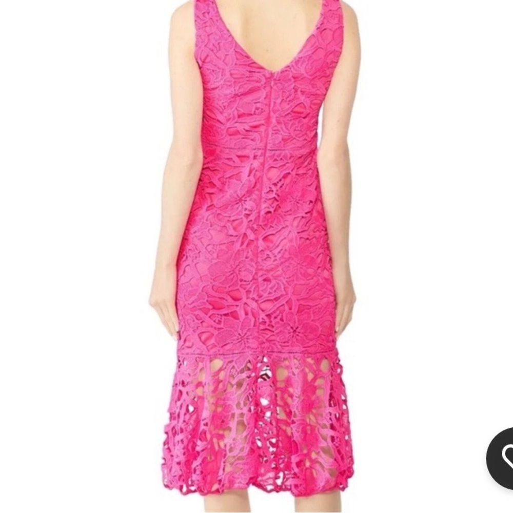 Alexia Admor Pink Ruffled Cut Out Sheath Dress - Picture 3 of 5